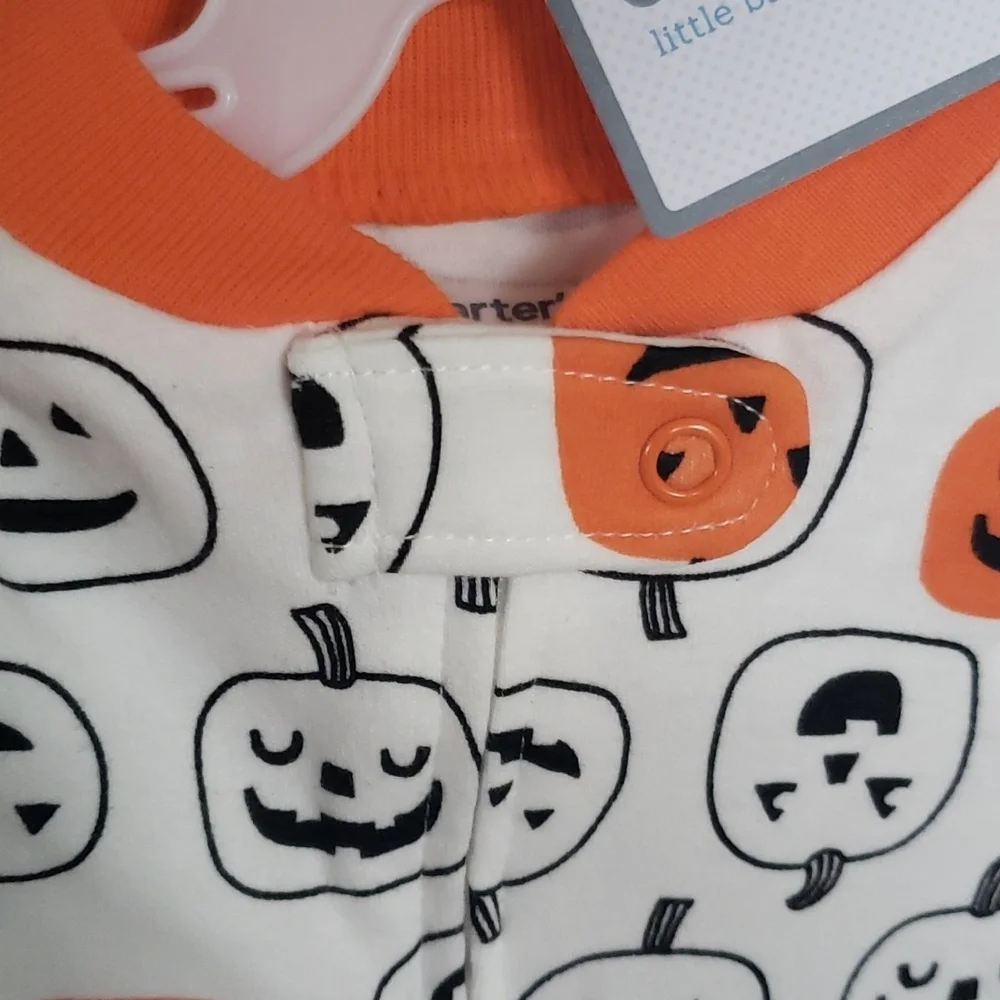 Carter's Baby Halloween pumpkin bodysuit